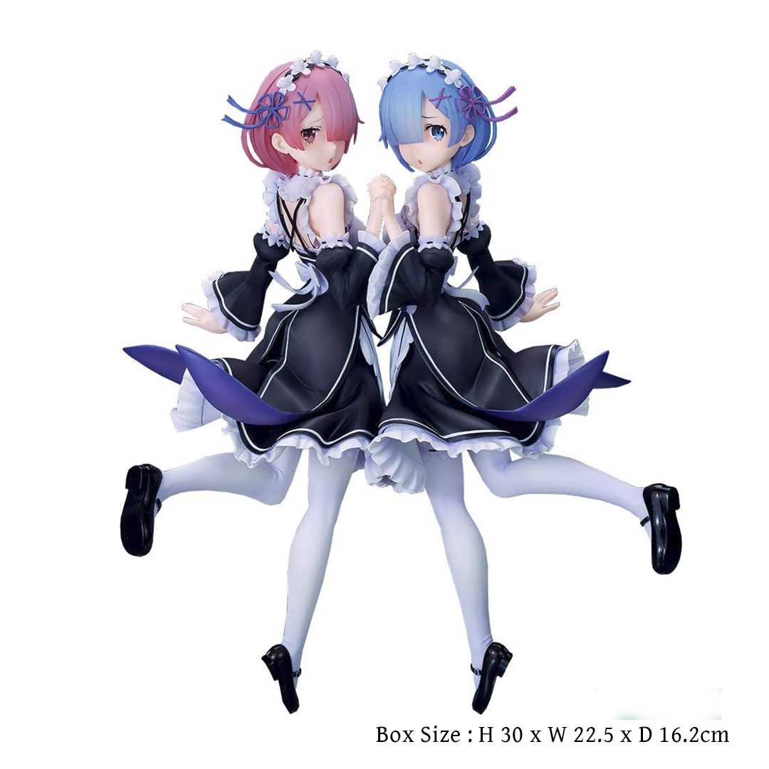 Lot 125　Re:Zero Starting Life in Another World Rem & Ram Twins ver. 1/7 scale figure