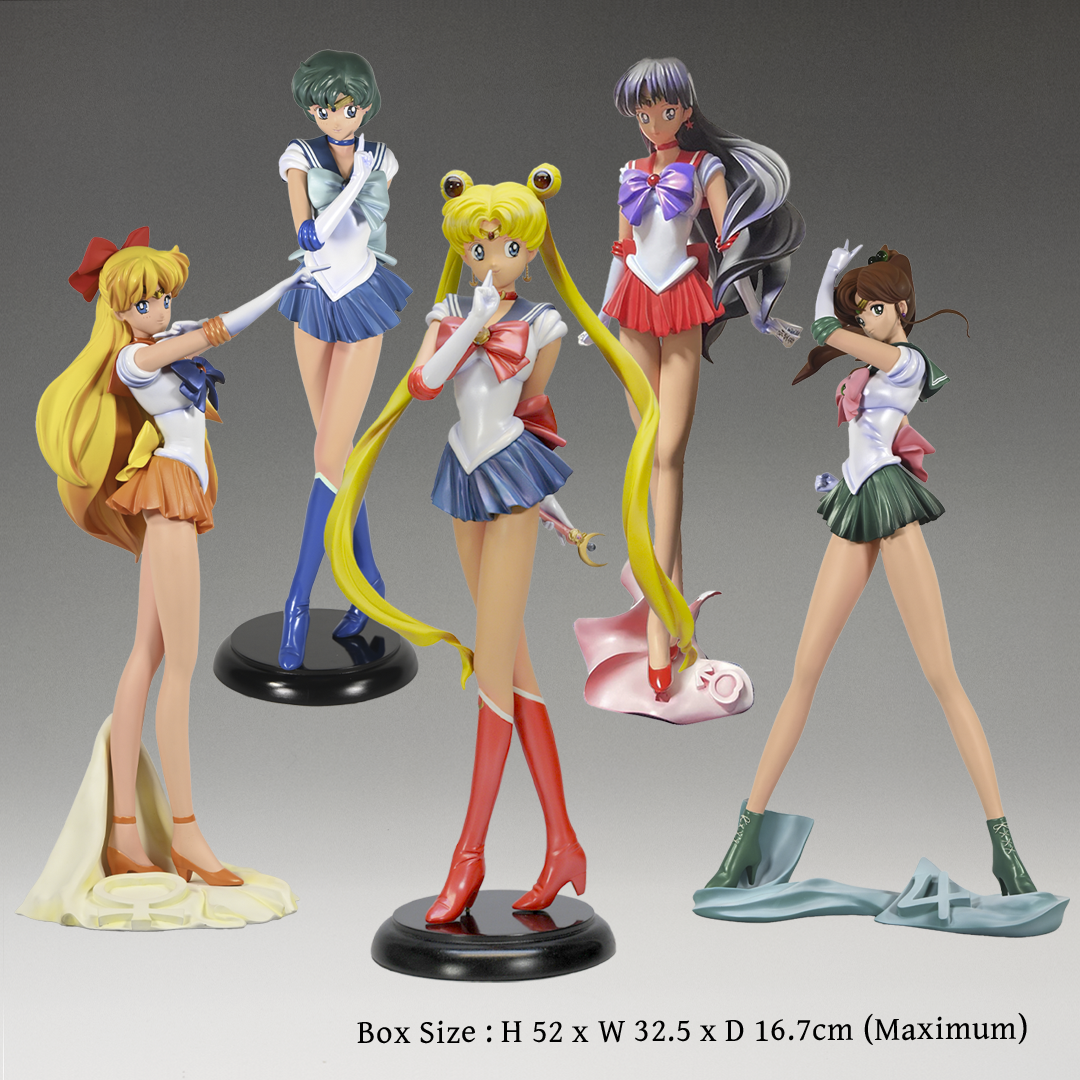 Lot 144　Pretty Soldier Sailor Moon : BOME / Set of 5 Figures