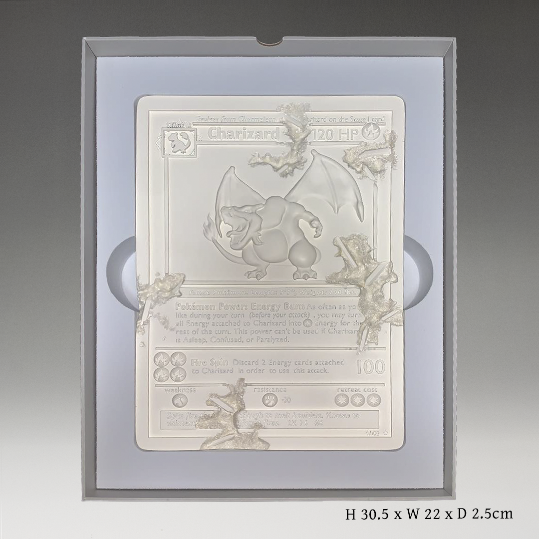 Lot 177　ダニエル・アーシャム × ポケモン リザードン石盤（White）世界限定500