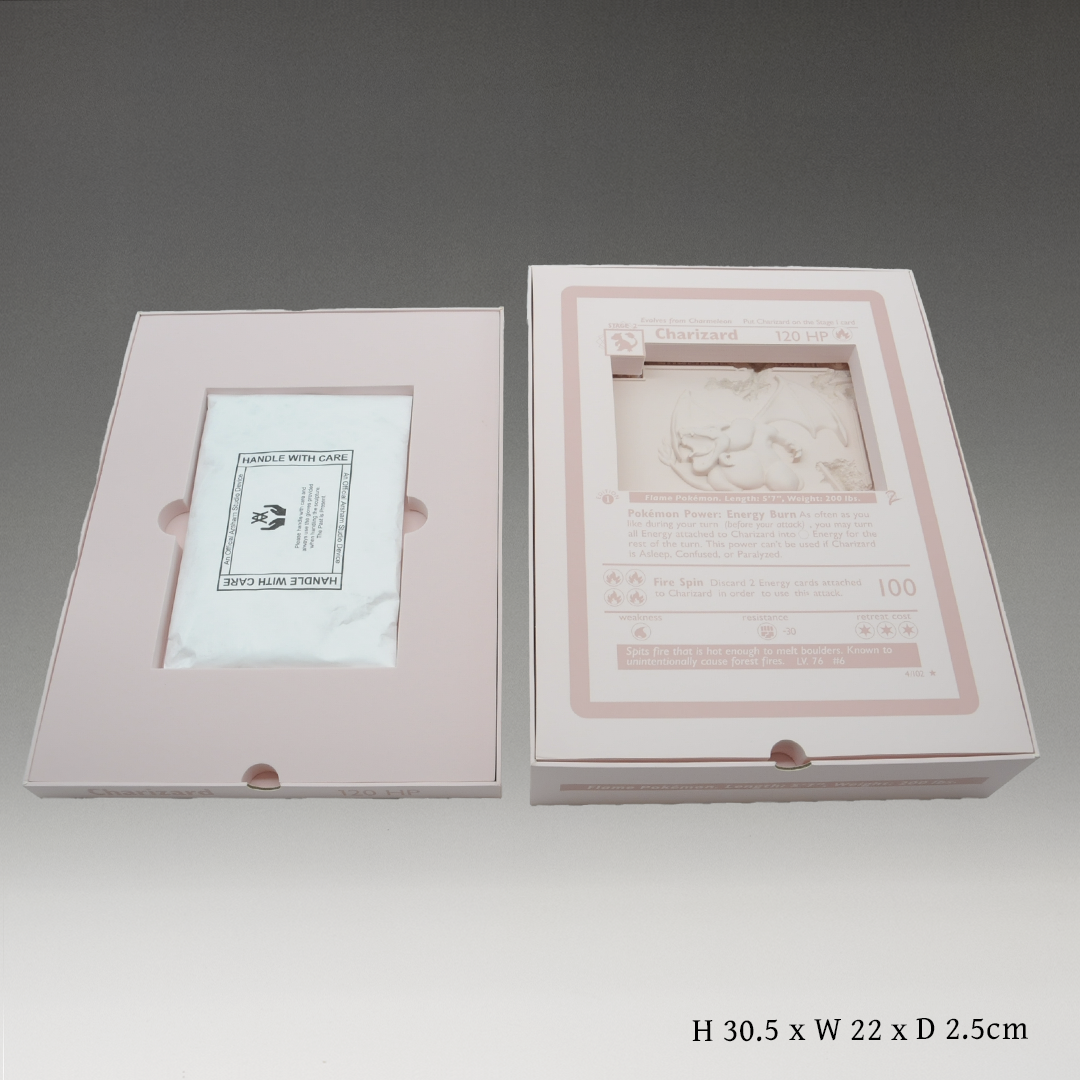 Lot 178　ダニエル・アーシャム × ポケモン リザードン石盤（Pink）世界限定 500