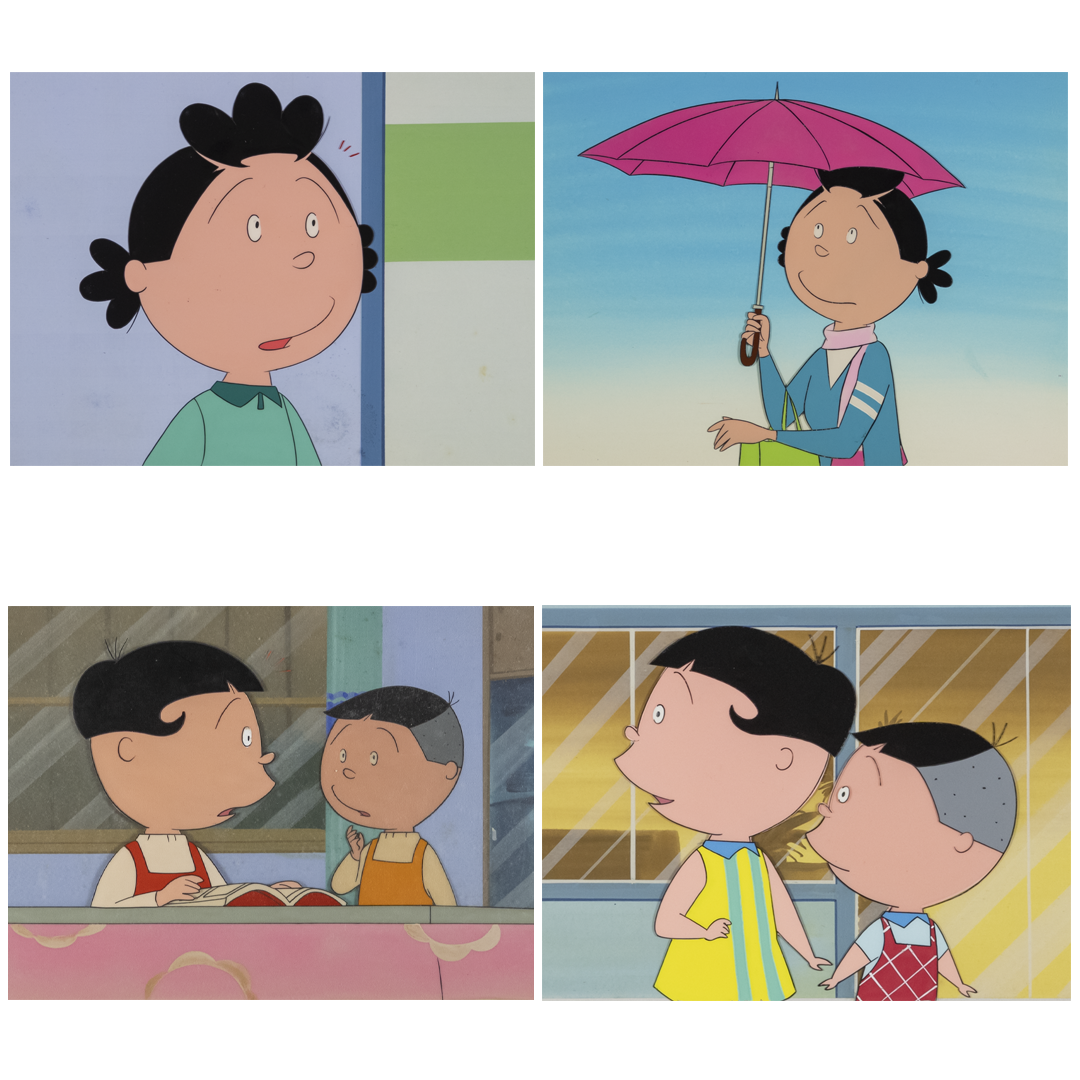 Lot 004 Sazae-san Cel 4 Sheets set – Akihabara Auctions / 秋葉原拍賣