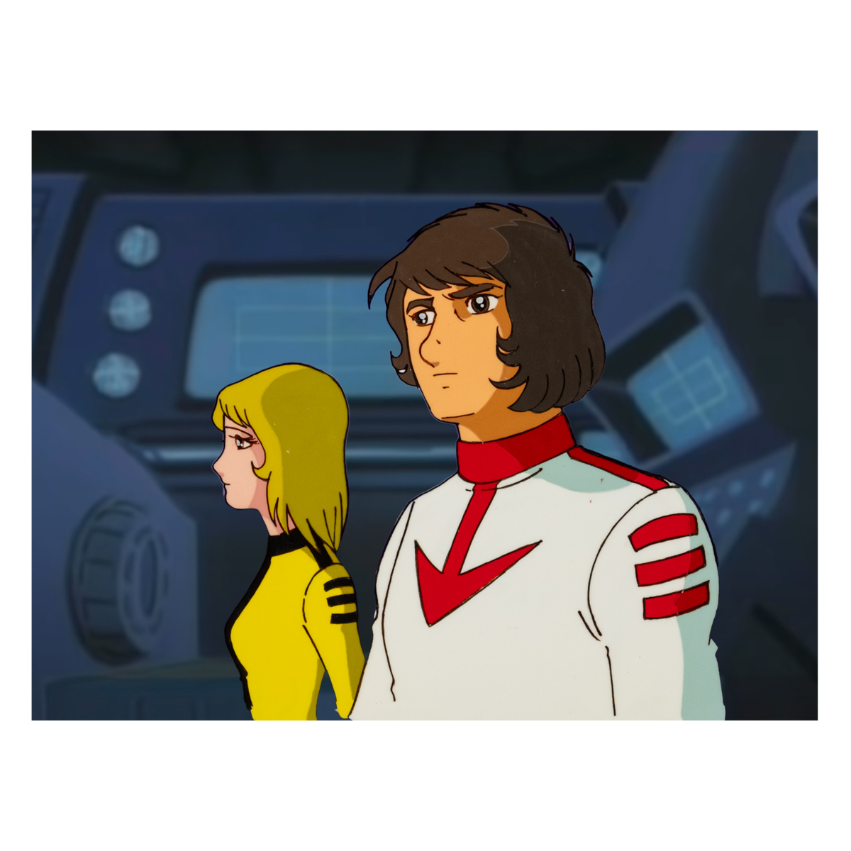 Lot 023　Space Battleship Yamato "Susumu Kodai & Yuki Mori" Cel