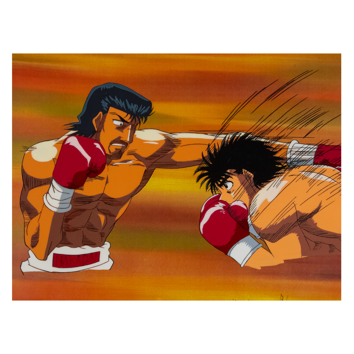 Lot 015　Hajime no IPPO "Ippo Makunouchi / Eiji Date" Cel