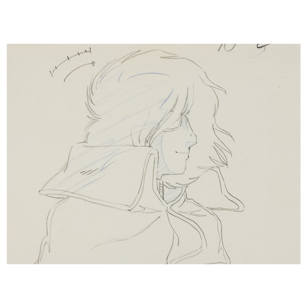 Lot 020　Space Pirate Captain Harlock / Genga