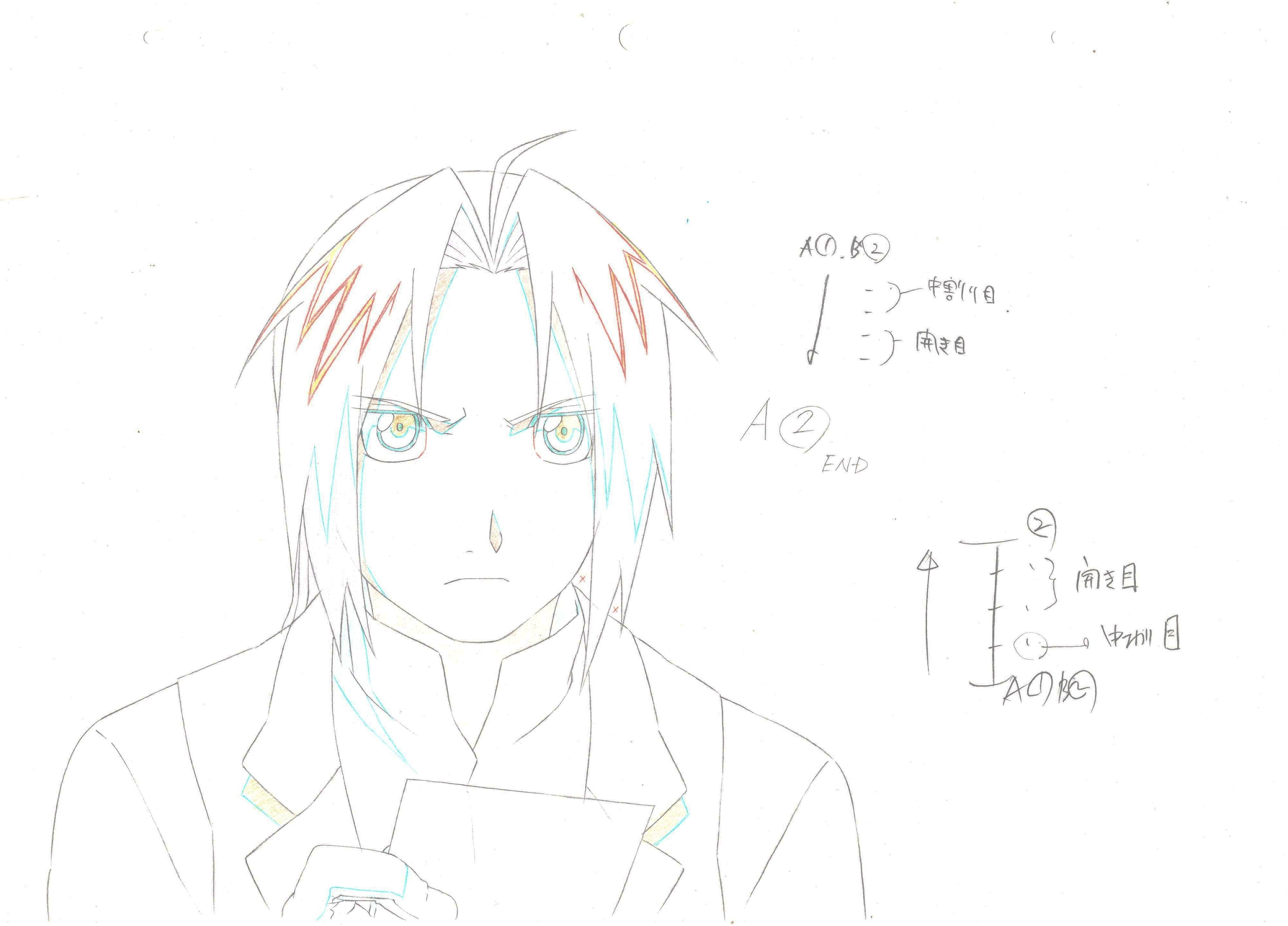 Lot 076　Fullmetal Alchemist Genga