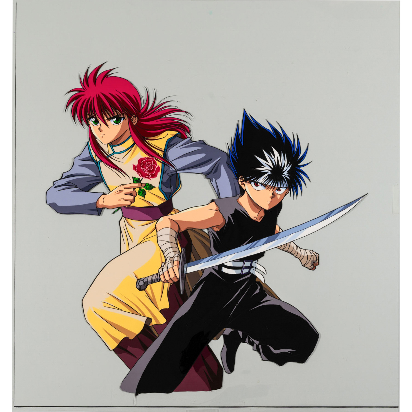 Lot 037　幽☆遊☆白書 版権 大判ハンドペイントセル画 受注限定販売品