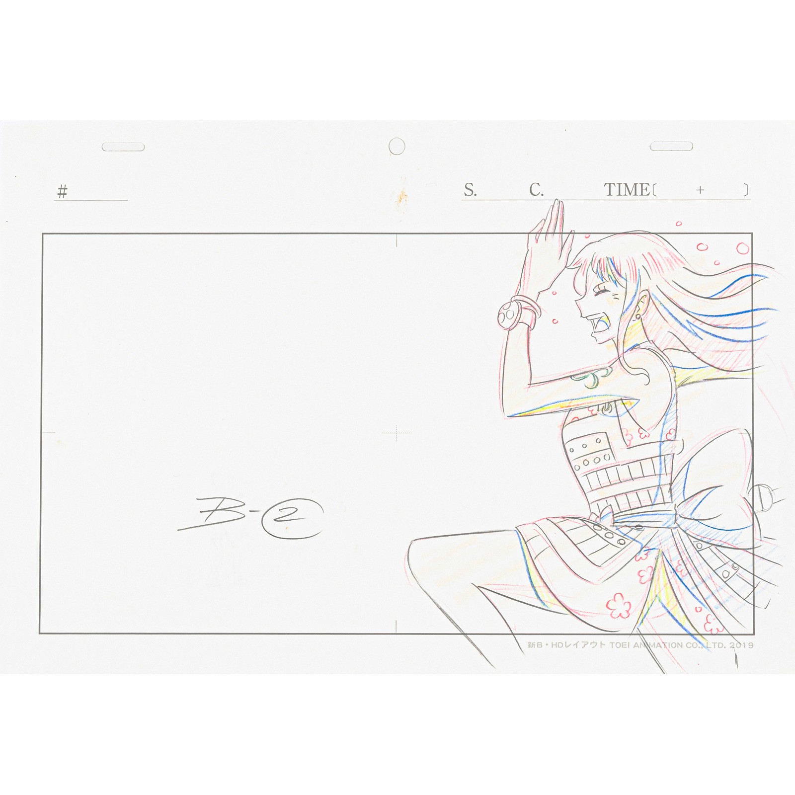 Lot 080　ONE PIECE Handdrawn Layout