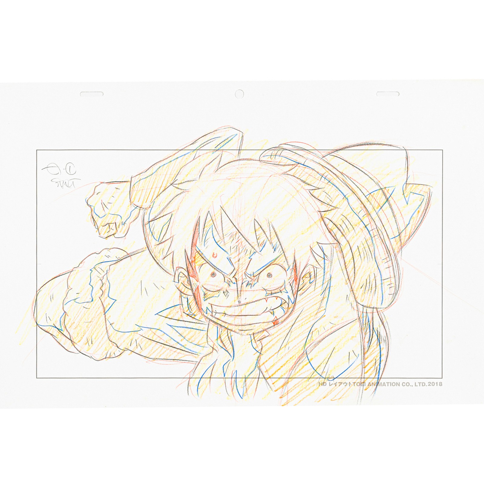 Lot 078　ONE PIECE Handdrawn Layout