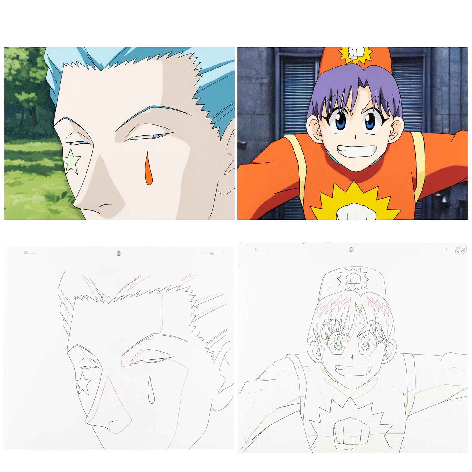 Lot 048　Hunter x Hunter セル画･動画 4枚セット