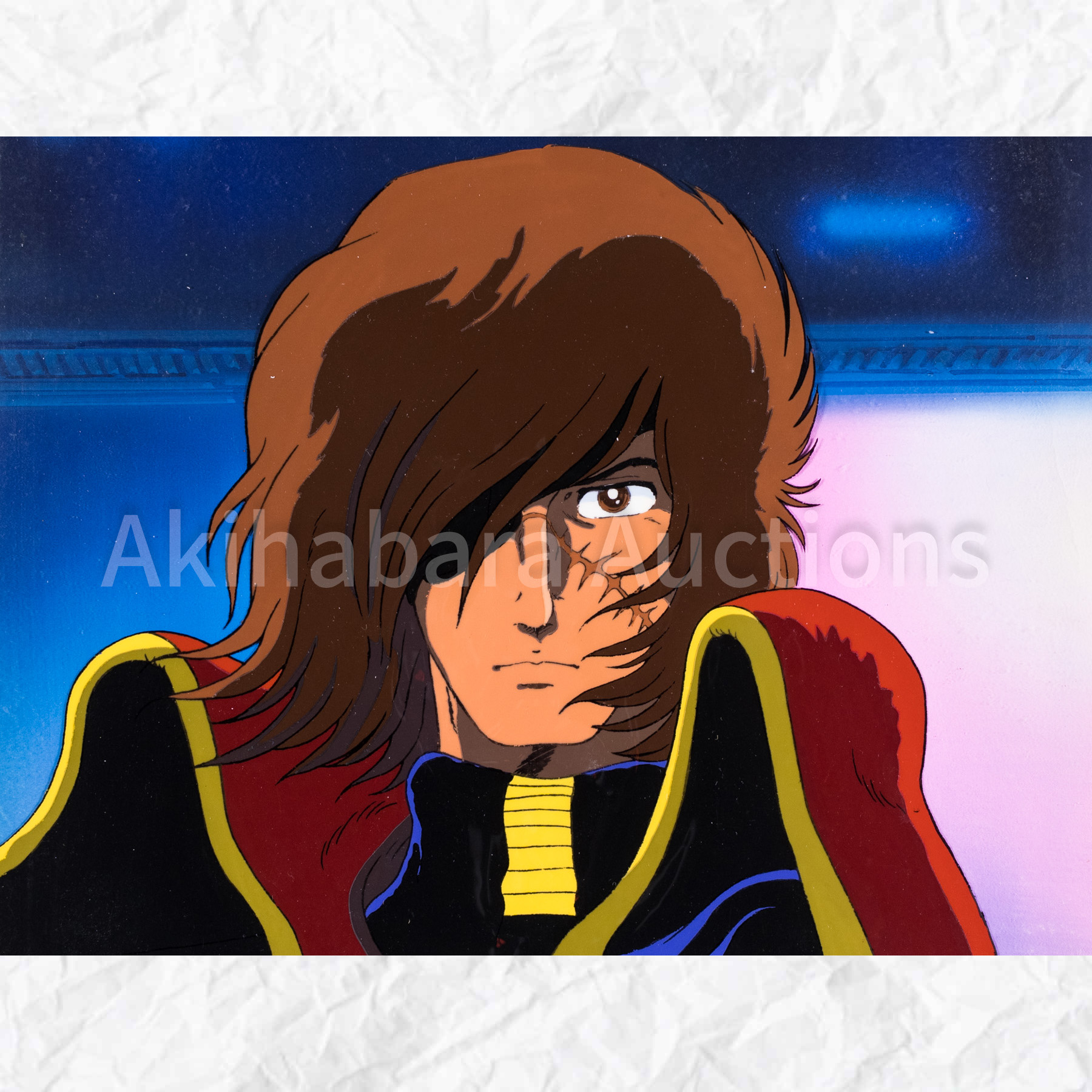 Lot 027 Captain Harlock / Capitaine Albator Cel 2 Sheets Set