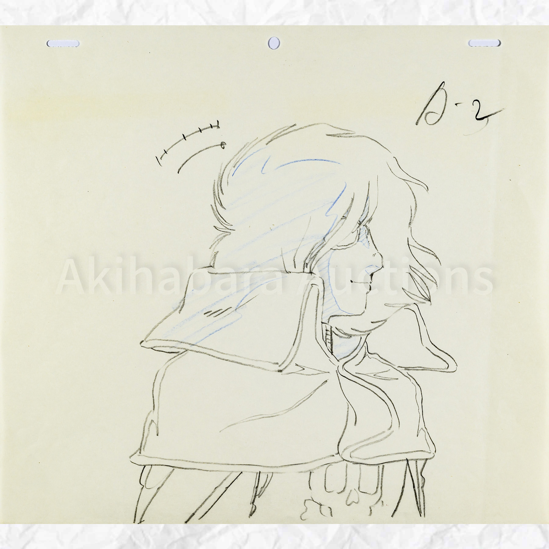 Lot 015 Space Pirate Captain Harlock Genga