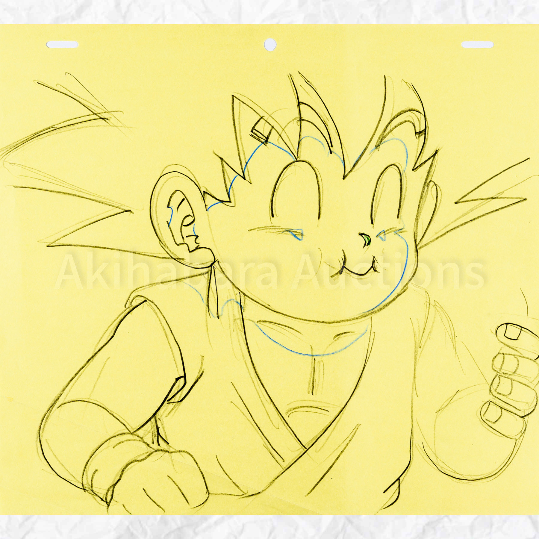 Lot 017 Dragon Ball Corrected Genga