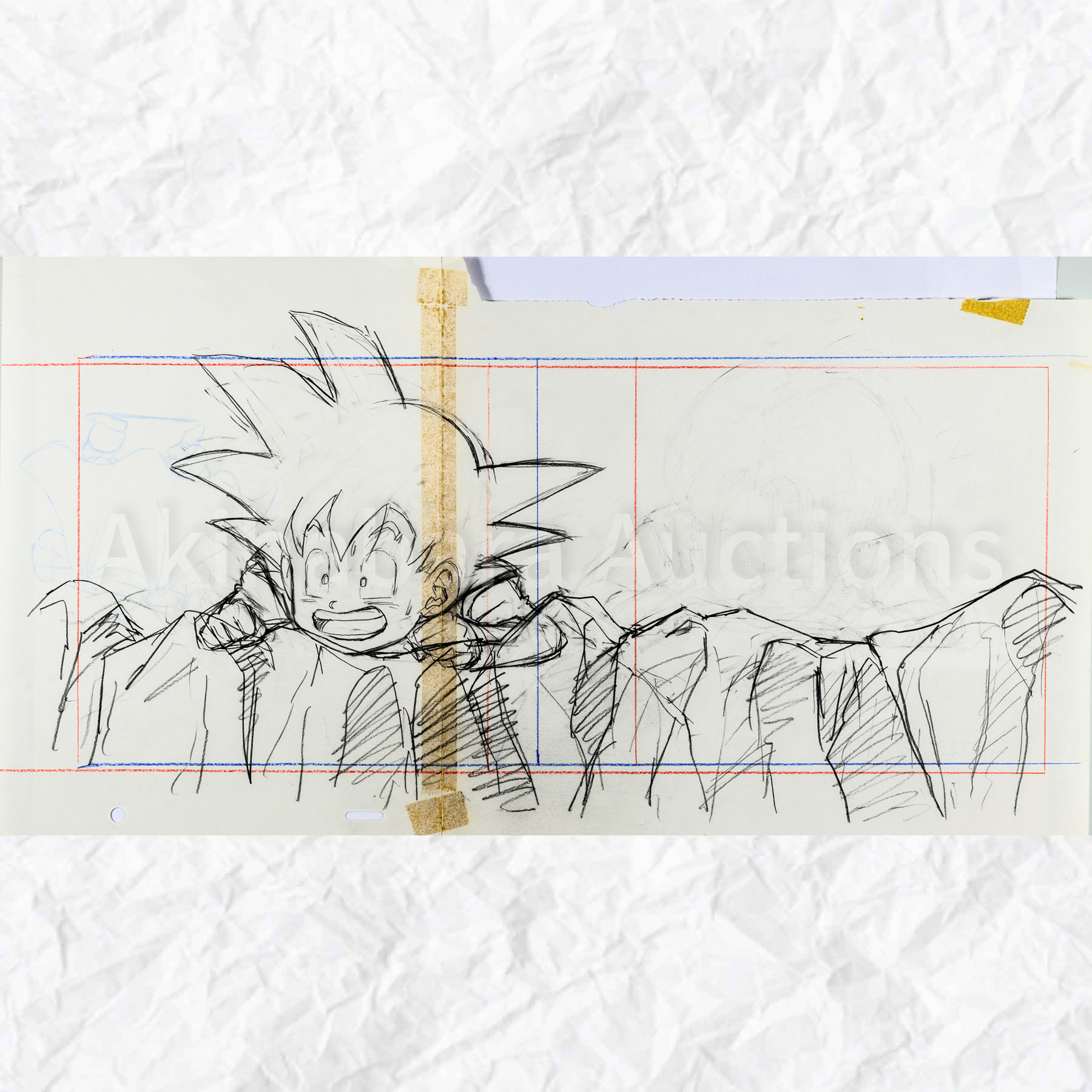 Lot 018 Dragon Ball Z Large PAN Genga